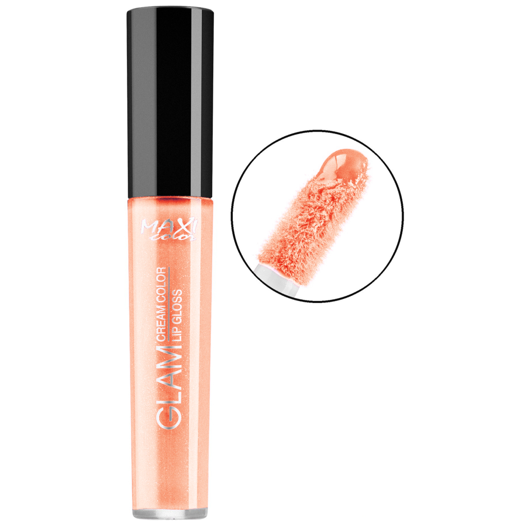 Блиск для губ Maxi Color Glam Cream Color 20 - Рожевий мокачино (4823097113288) - зображення 1