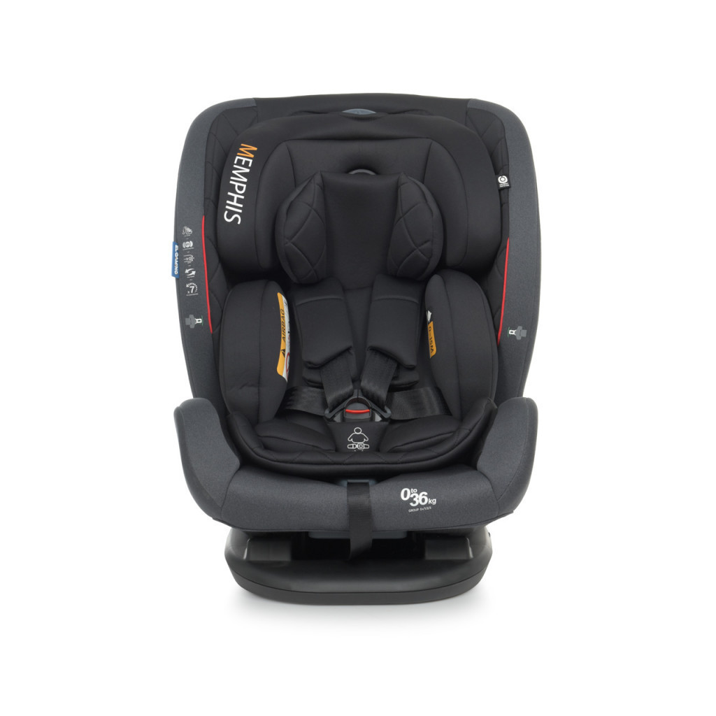 Автокрісло El Camino ME 1093 Memphis Iso-Fix (0-36кг) shadow black (ME 1093 shadow black) - зображення 2