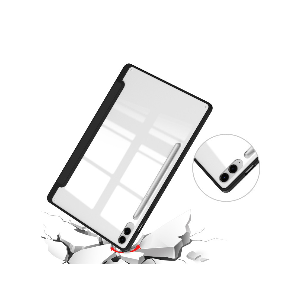 Чохол до планшета BeCover Soft Edge stylus holder Samsung Tab S9 Plus (SM-X810/SM-X816)/S9 FE Plus (SM-X610/SM-X616) 12.4" (710404) - зображення 4