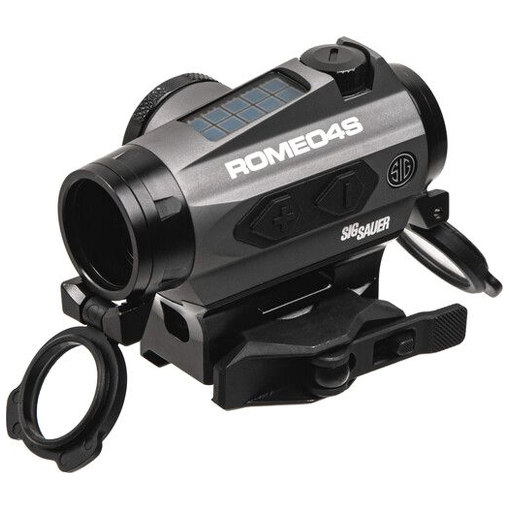 Коліматорний приціл Sig Sauer Romeo4S 1x20mm, 2 MOA RED DOT BALLISTIC CIRCLE DOT, SOLAR (SOR43021) - зображення 3