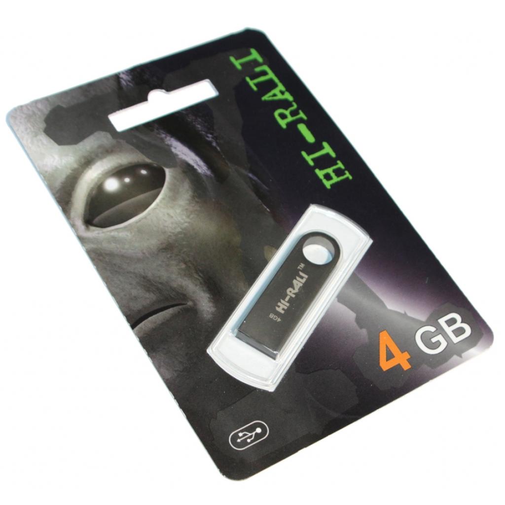 USB флеш накопичувач Hi-Rali 4GB Shuttle Series Black USB 2.0 (HI-4GBSHBK) - зображення 1