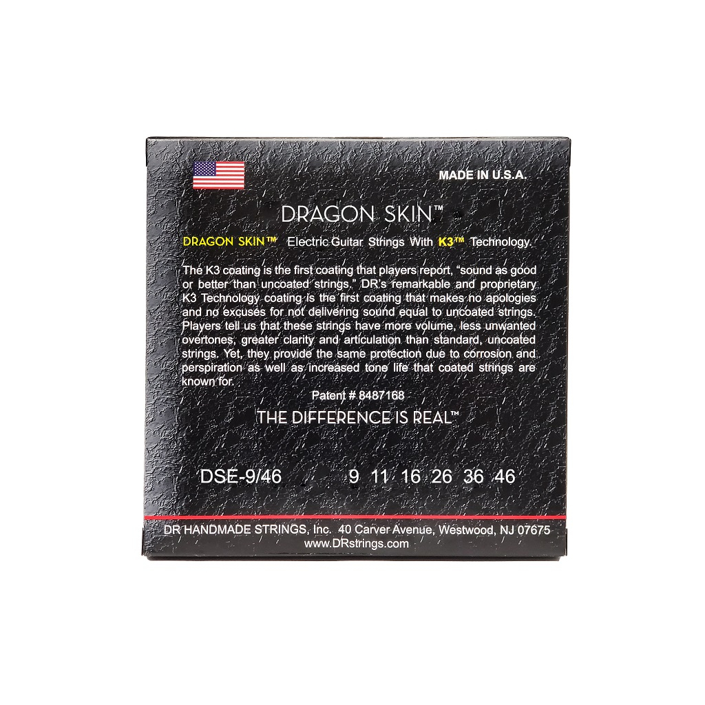 Струни для гітари DR Strings DRAGON SKIN Electric - Light Heavy (9-46) (DSE-9/46) - зображення 3