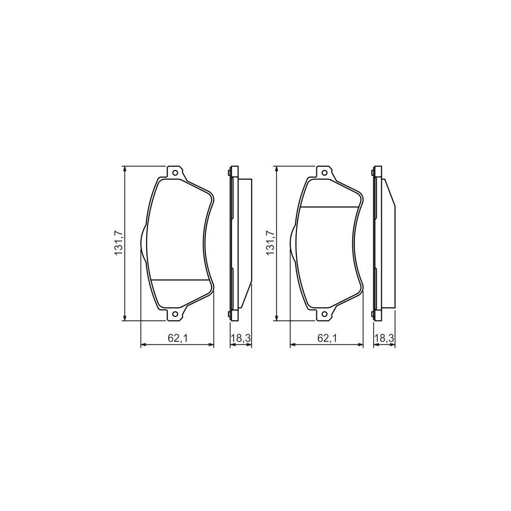 Гальмівні колодки Bosch 0 986 424 721 - зображення 4