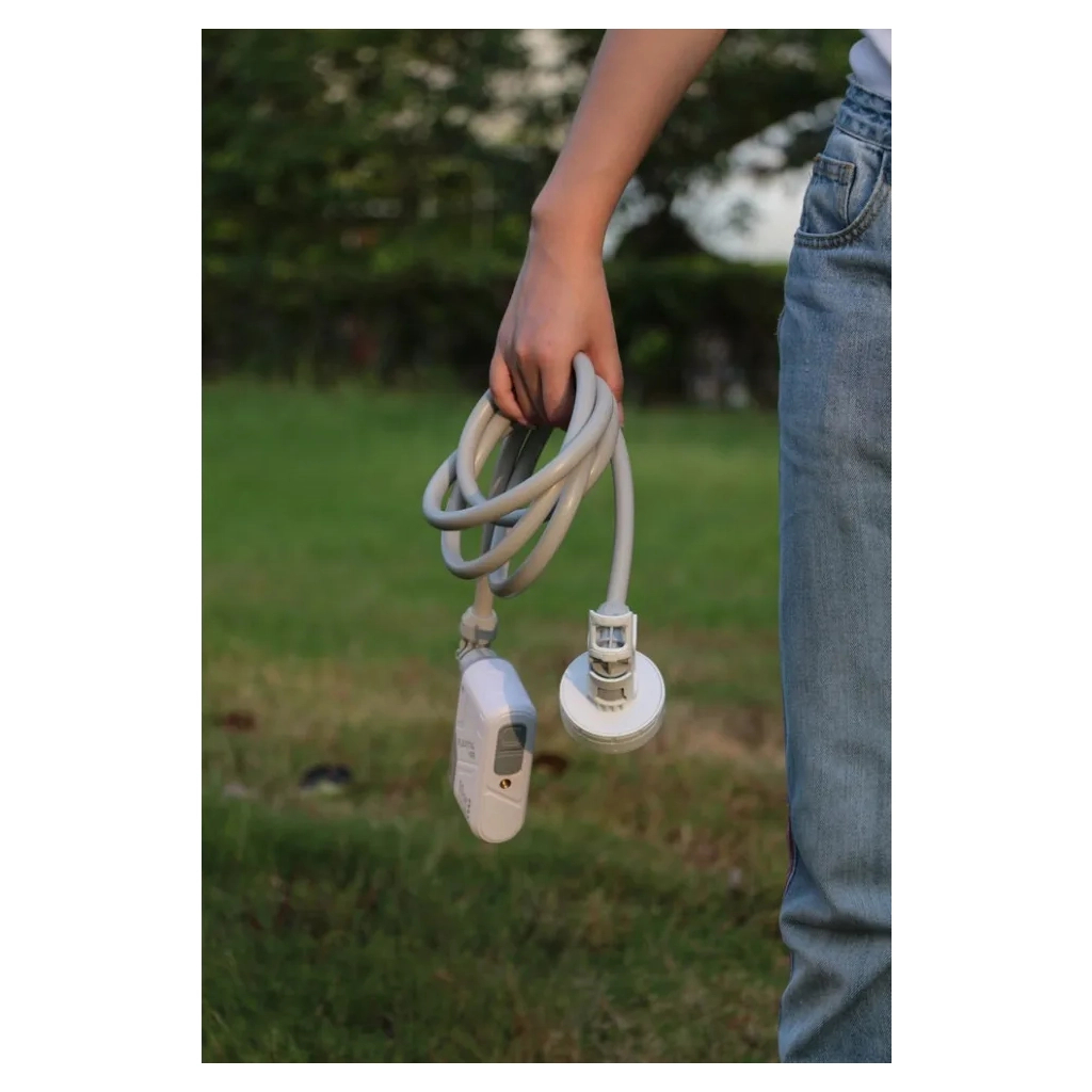 Душ портативний Flextail Max Shower з насосом на акумуляторі білий (6975755962535) - picture 3