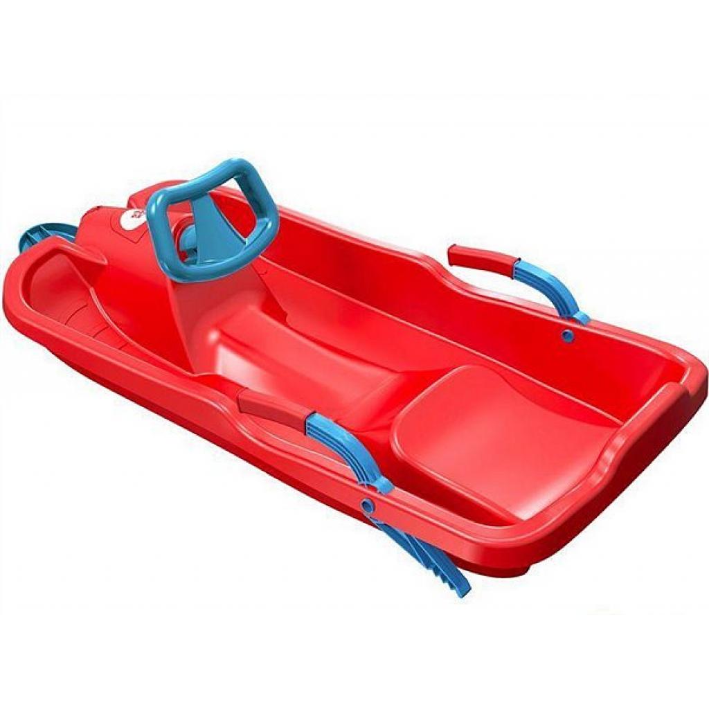 Санки Plastkon Skibob червоні (42535) - зображення 2