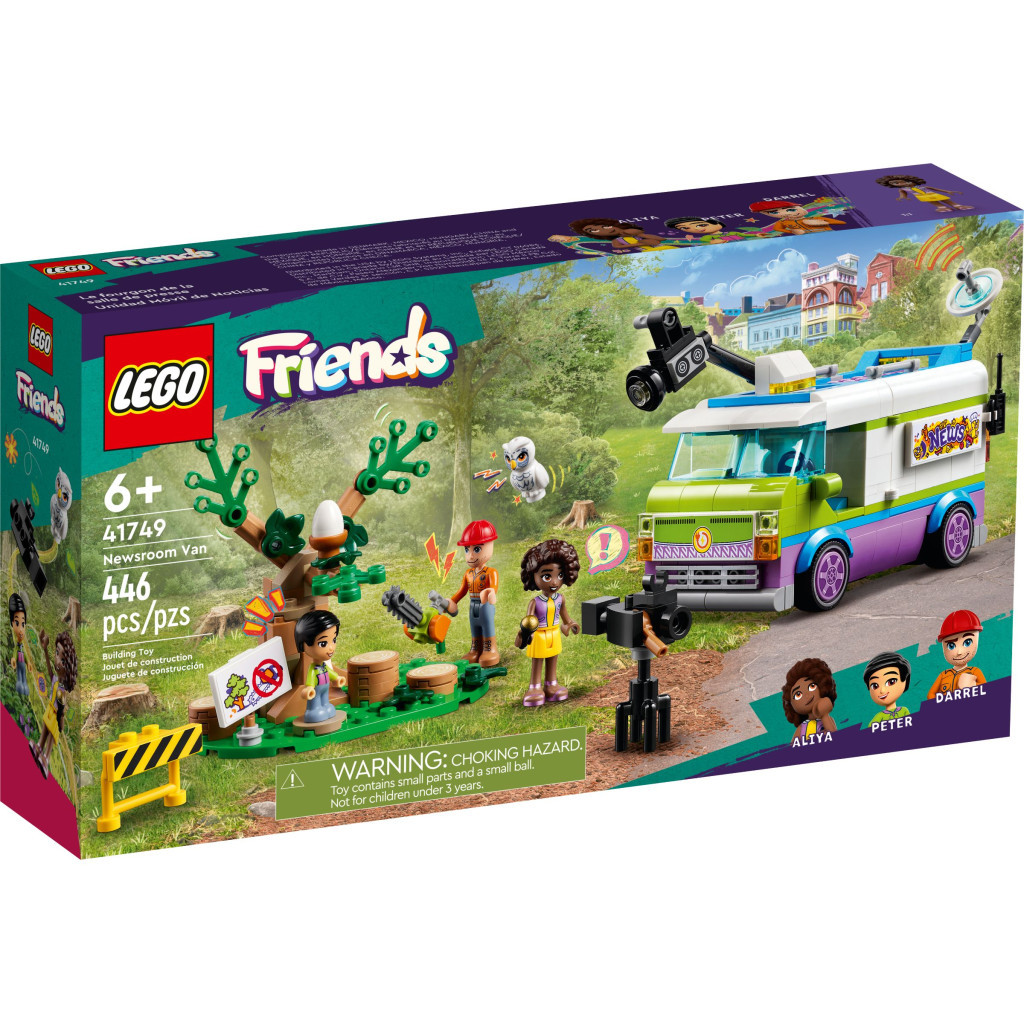 Конструктор LEGO Friends Фургон редакції новин 446 деталей (41749) - зображення 1
