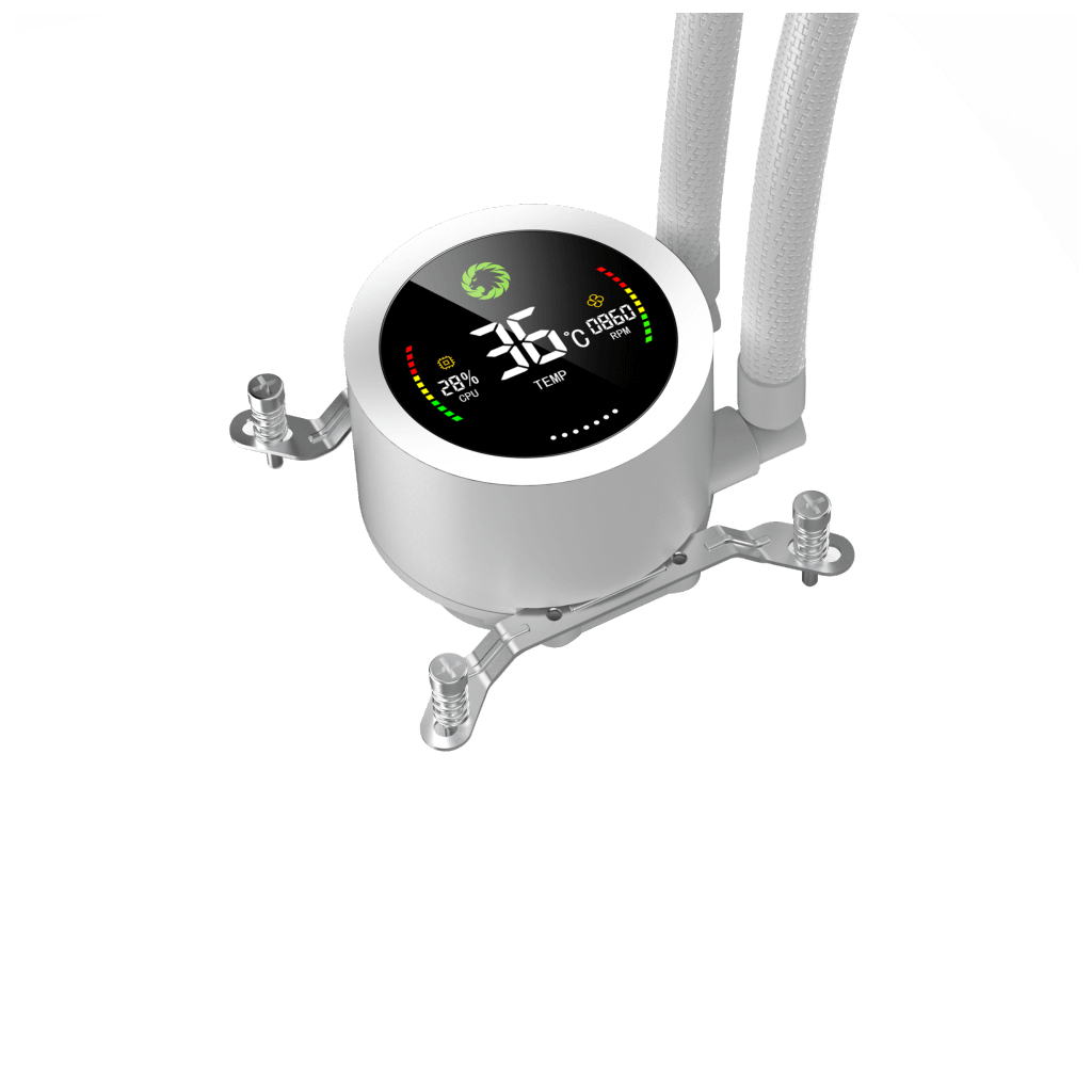 Система рідинного охолодження Gamemax IceBurg 240 Digital WH - зображення 7