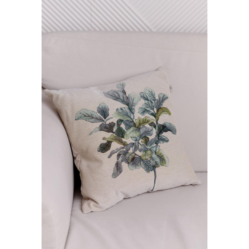 Подушка Прованс гобеленова декоративна Herbal Фісташка 45х45 см (035504) - зображення 2