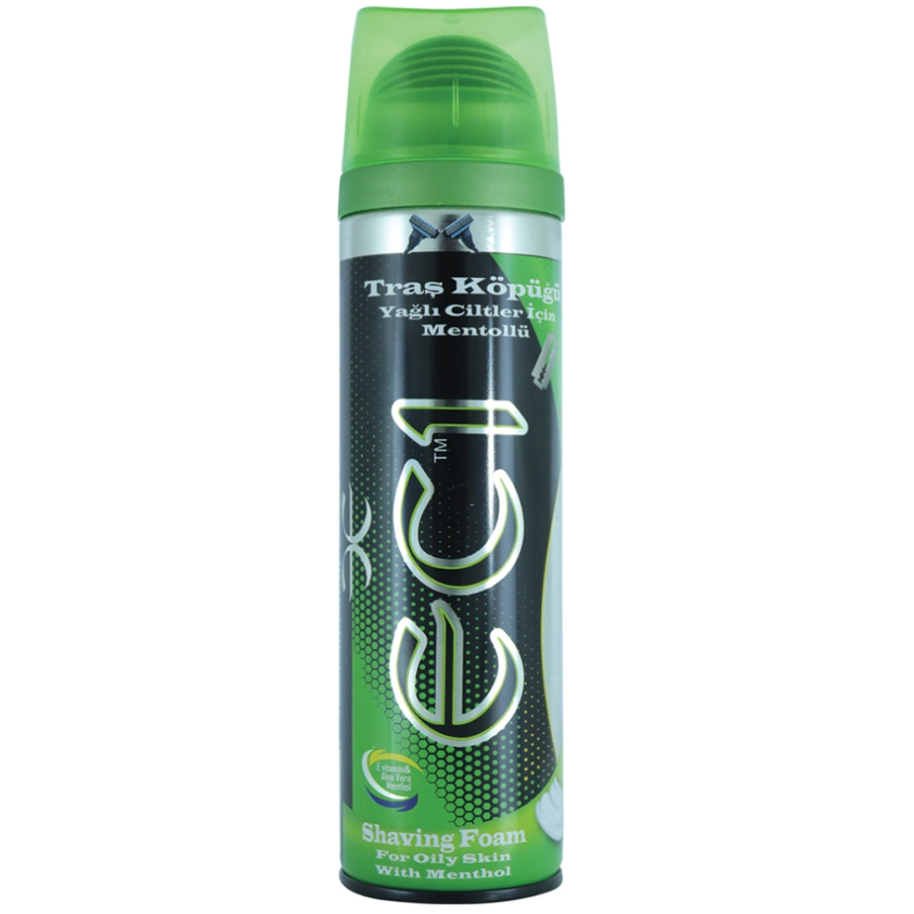 Піна для гоління ECI Для жирної шкіри З ментолом 200 мл (8697418291087) - зображення 1