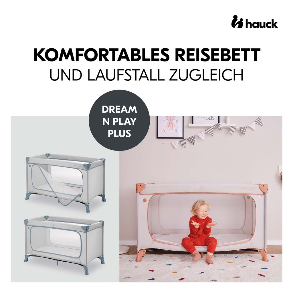 Дитячий манеж Hauck Dream N Play Plus Dusty Blue (60098-6) - зображення 9