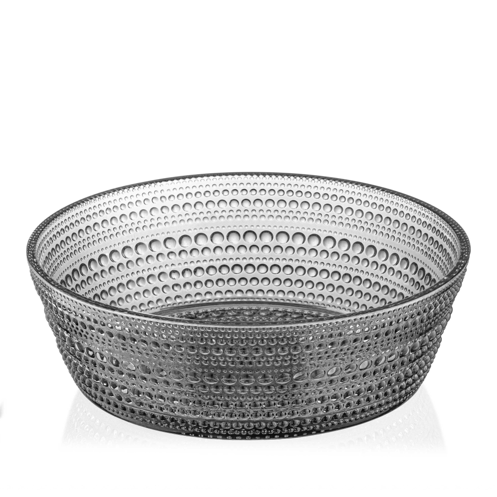 Салатник Ardesto Verbena 18см, скло, сірий (AR5035) - зображення 2