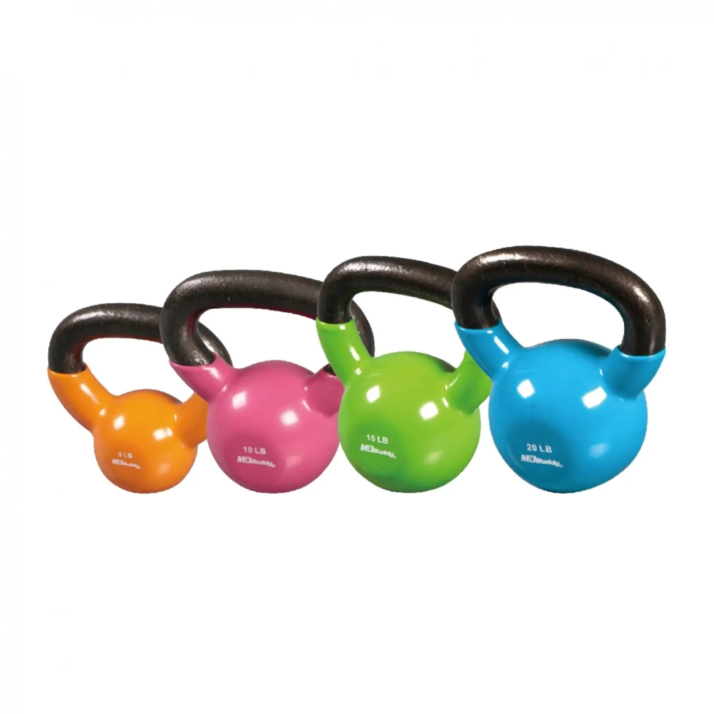 Гиря Ecofit MD2201 PVC+Iron 16кг (K00021993) - зображення 1