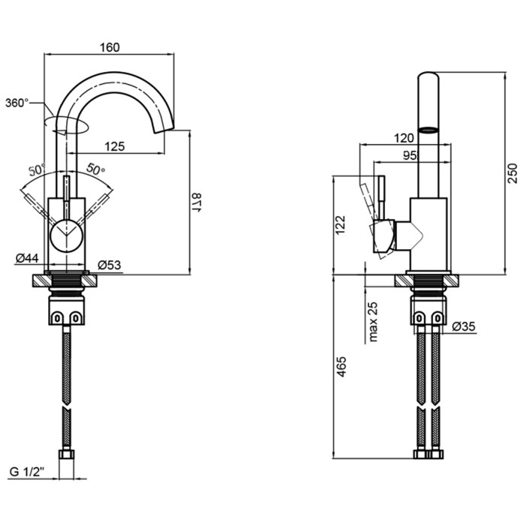 Змішувач Kroner Klassisch-ESG011 - зображення 6