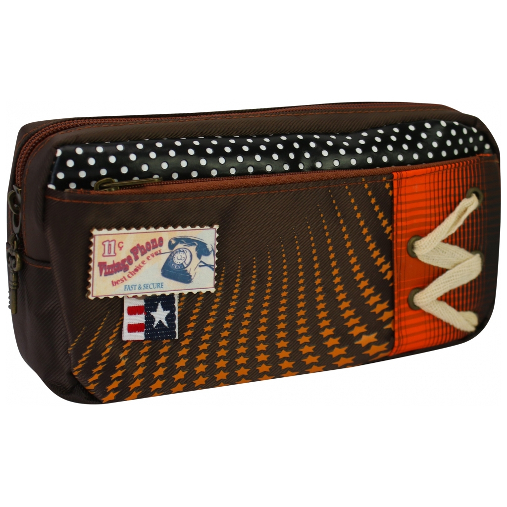 Пенал Maxi 2 відділення (J-2292-orange) - зображення 1