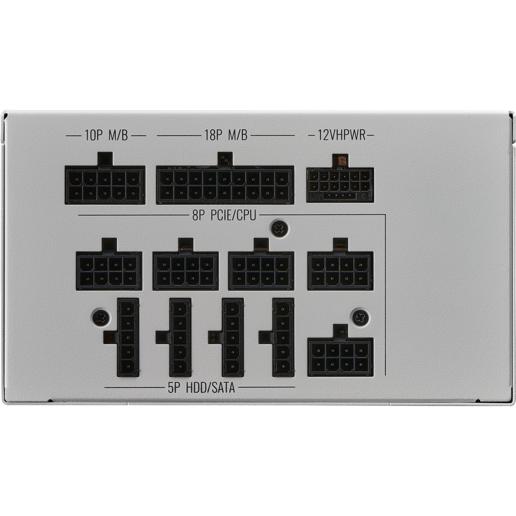 Блок живлення CoolerMaster 1050W MWE Gold 1050 - V2 ATX 3.0 White Version (MPE-A501-AFCAG-3GEU) - зображення 5