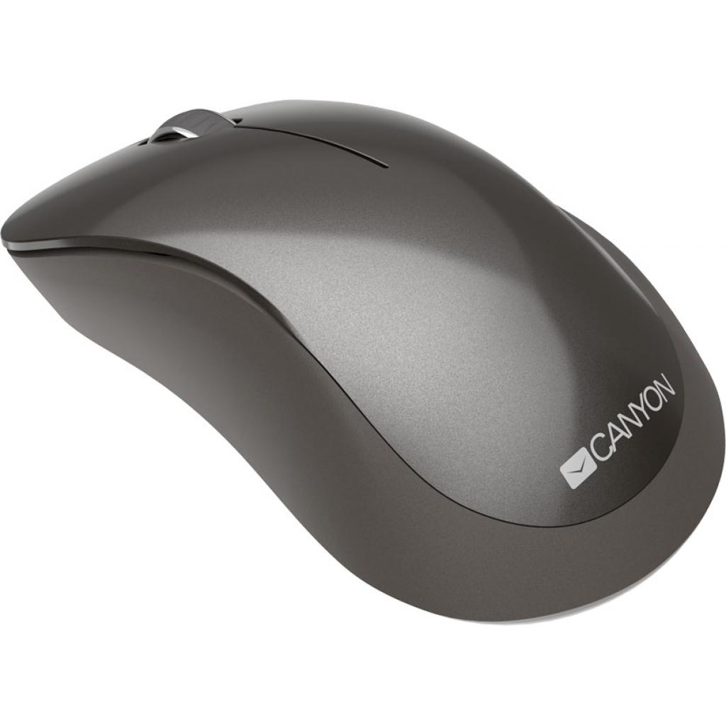 Мишка Canyon MW-911 Wireless Pixart Dark Grey (CNS-CMSW911DG) - зображення 4