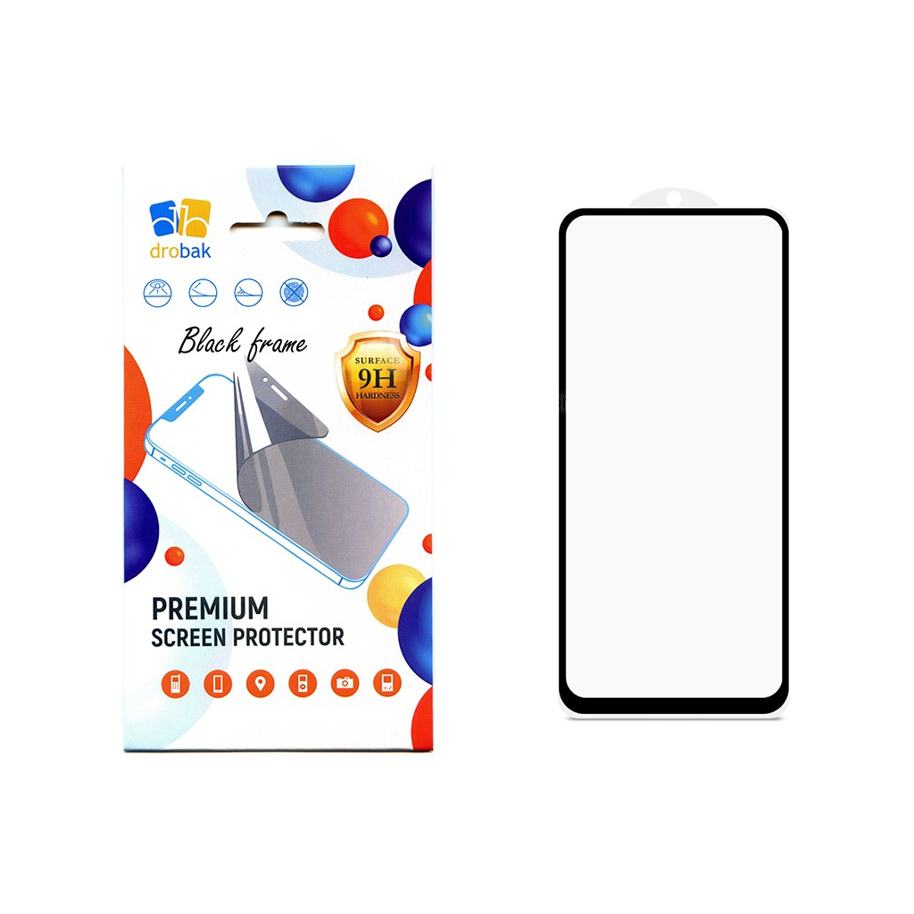 Скло захисне Drobak Motorola G72 (Black) (717152) - зображення 1