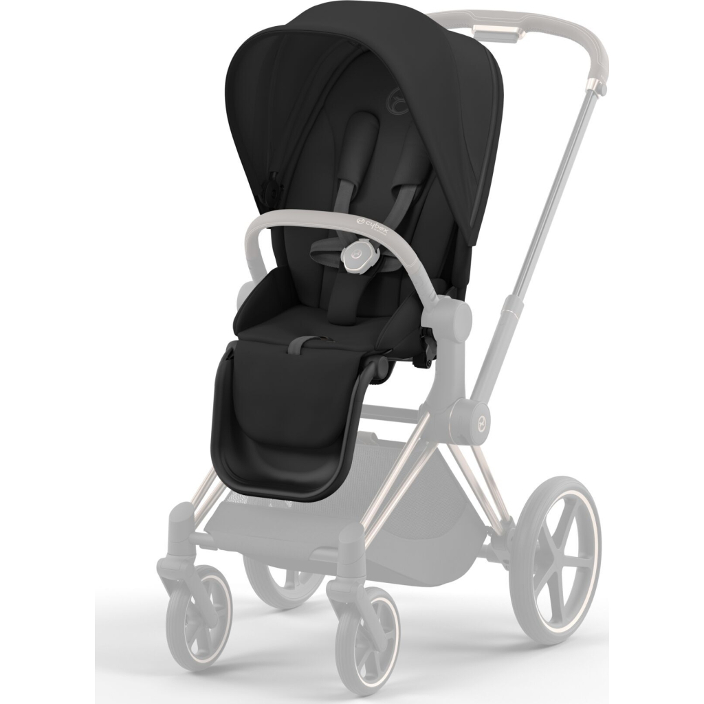 Набір текстилю для коляски Cybex Priam Sepia Black (523000733) - зображення 1