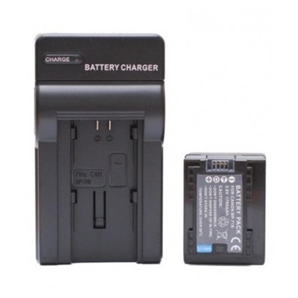 Акумулятор до фото/відео Extradigital Canon BP-718 + зарядний пристрій (DV00DV1375) - зображення 1