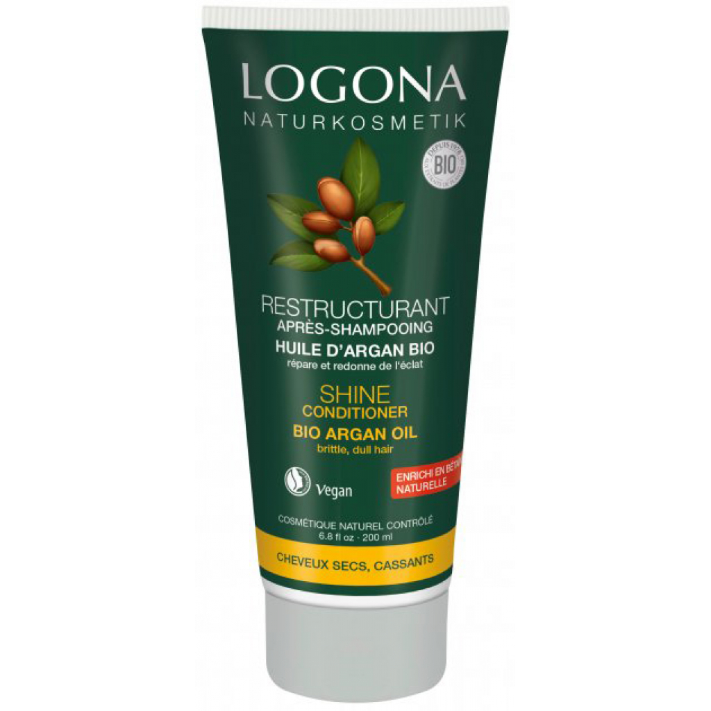 Кондиціонер для волосся Logona для пошкодженого волосся з аргановою олією 200 мл (4017645038547) - зображення 1