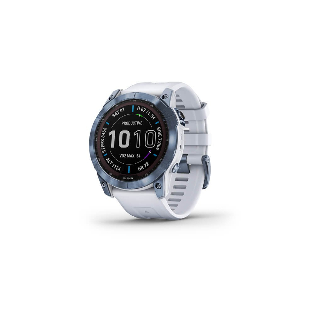 Смарт-годинник Garmin fenix 7X Sapph Sol Mineral Blue, GPS (010-02541-15) - зображення 1