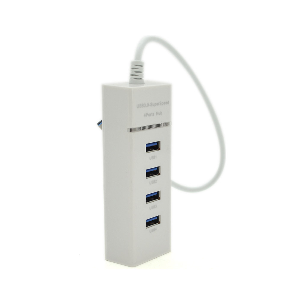 Концентратор Voltronic USB 3.0 to 4xUSB white (NX-UH-303W) - зображення 1