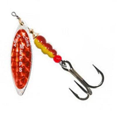 Блешня Mepps Aglia Long Redbow silver 11.5гр №3 (30225 003) - зображення 1