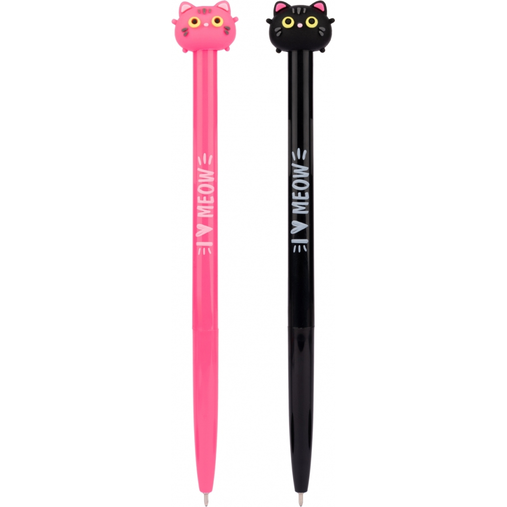 Ручка кулькова Yes Sweety Kitty автоматична 0,7 мм синя (411908) - зображення 2