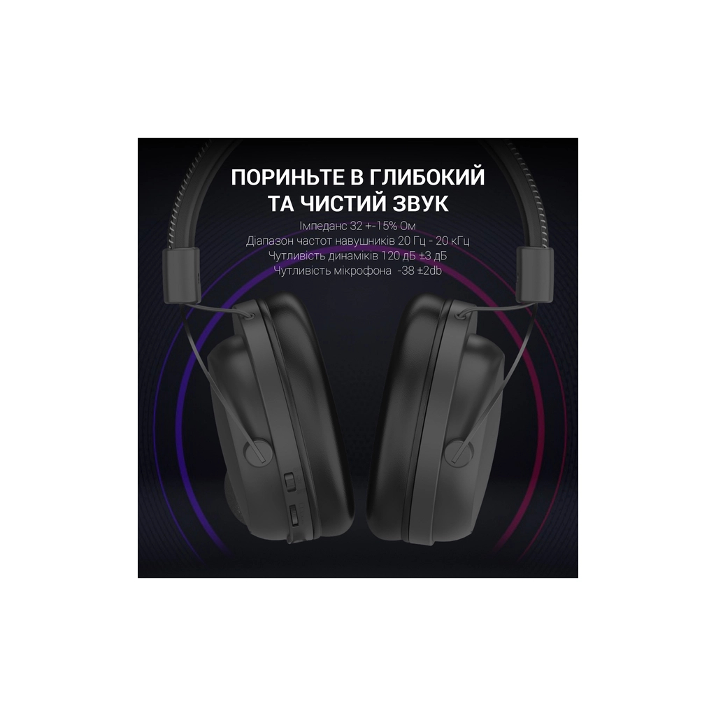 Навушники GamePro HS1260BT Black (HS1260BT) - зображення 10