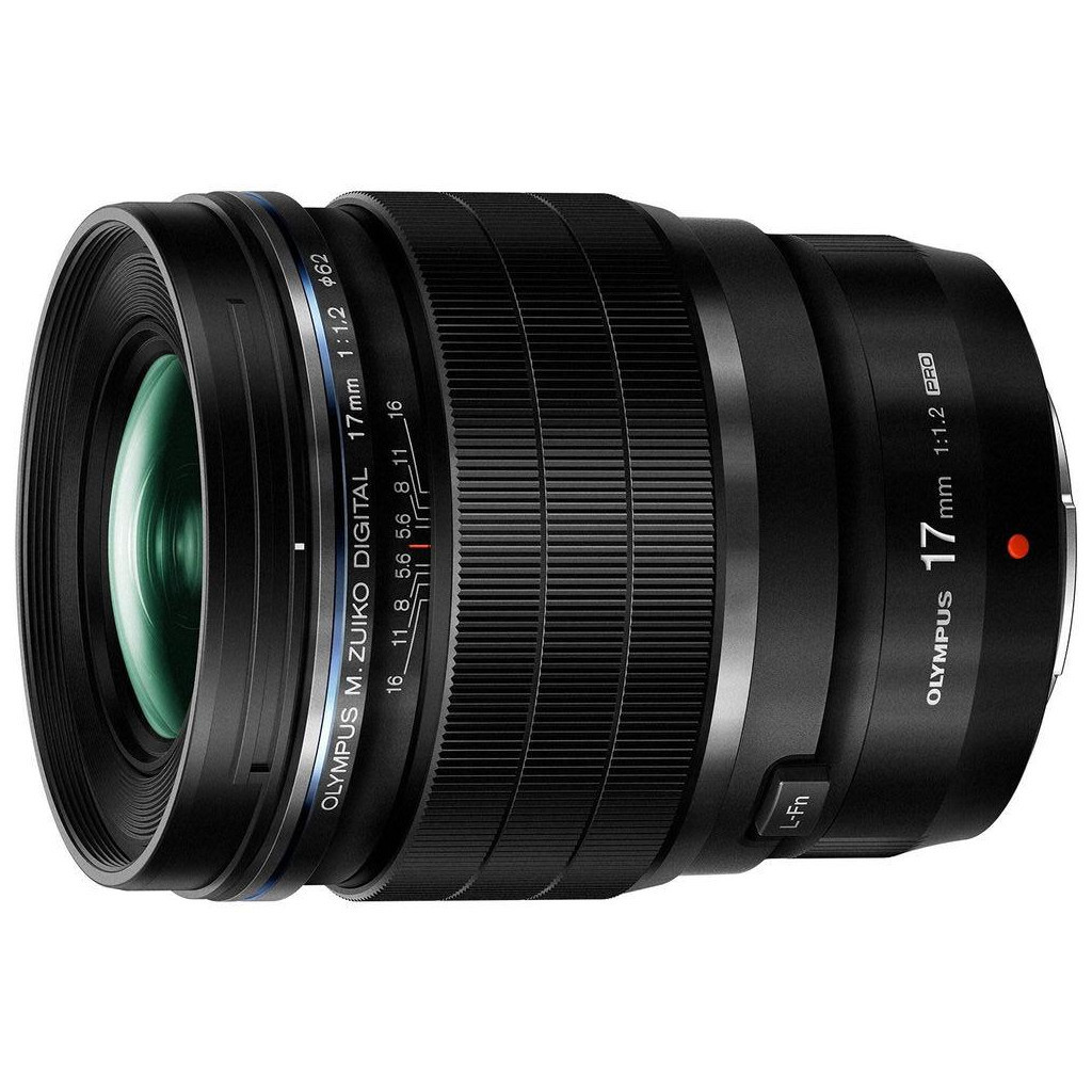Об'єктив Olympus EW-M1712 17mm 1:1.2 PRO Black (V311100BW000) - зображення 1