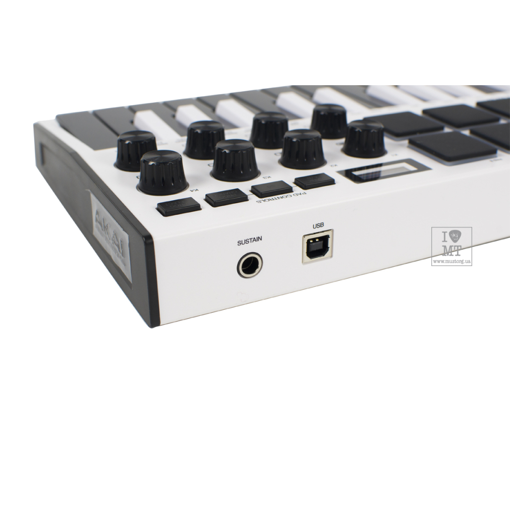 MIDI-клавіатура Akai MPK MINI MK3 White (230878) - изображение 4