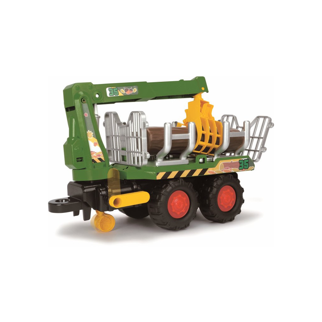 Спецтехніка Dickie Toys Трактор лісника АВС "Фендт" з краном, зі звук. та світл. ефектами, 65 см (4119001) - зображення 6