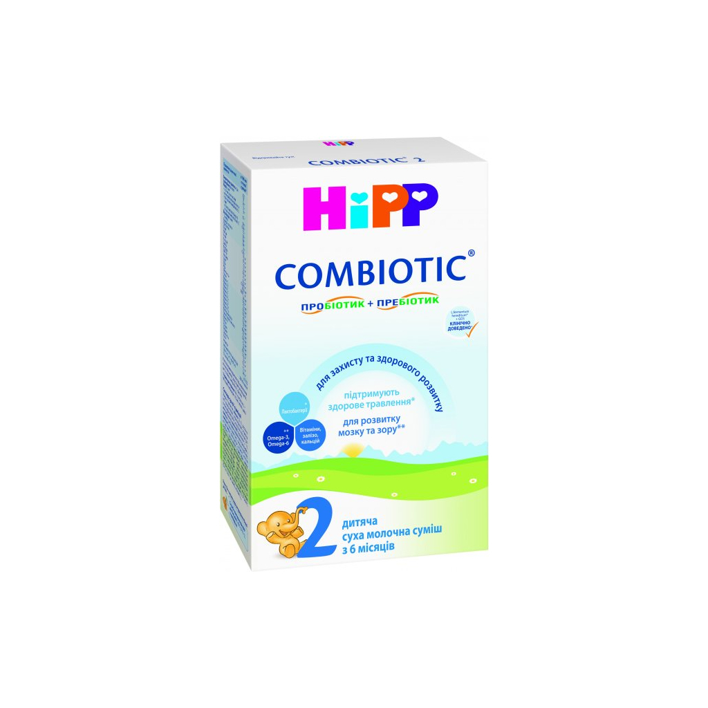 Дитяча суміш HiPP молочна Combiotic 2 +6 міс. 300 г (9062300138815) - зображення 3