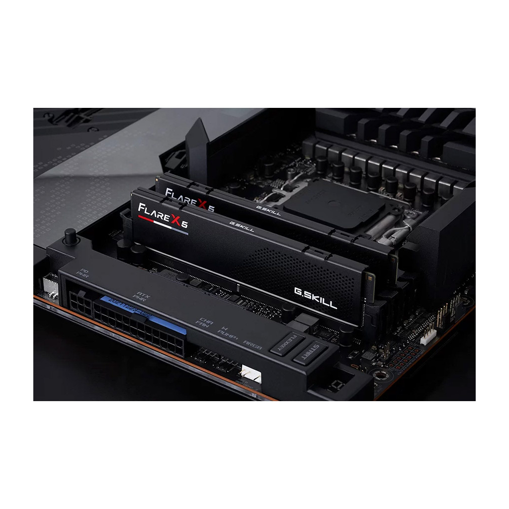 Модуль пам'яті для комп'ютера DDR5 48GB (2x24GB) 6000 MHz Flare X5 Matte Black G.Skill (F5-6000J3036F24GX2-FX5) - зображення 6