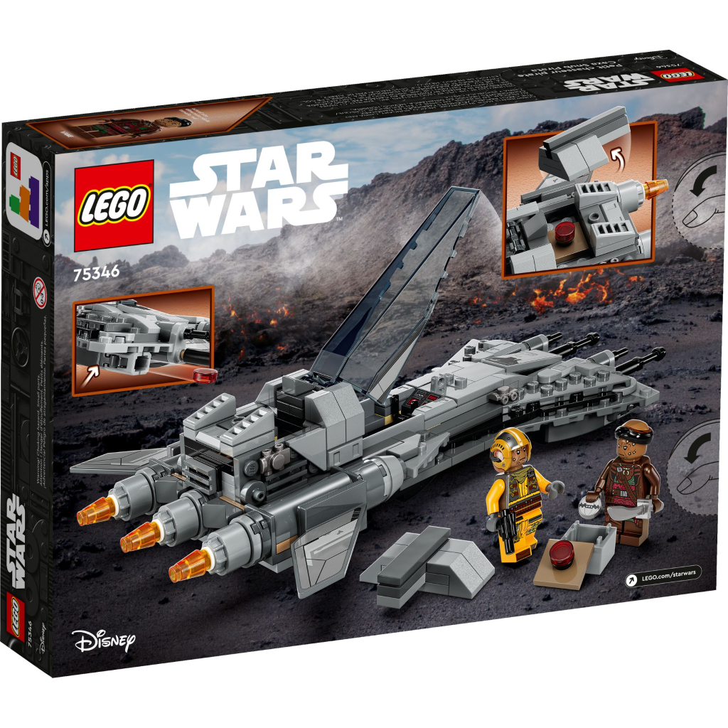 Конструктор LEGO Star Wars Човник-винищувач піратів 285 деталей (75346) - зображення 7
