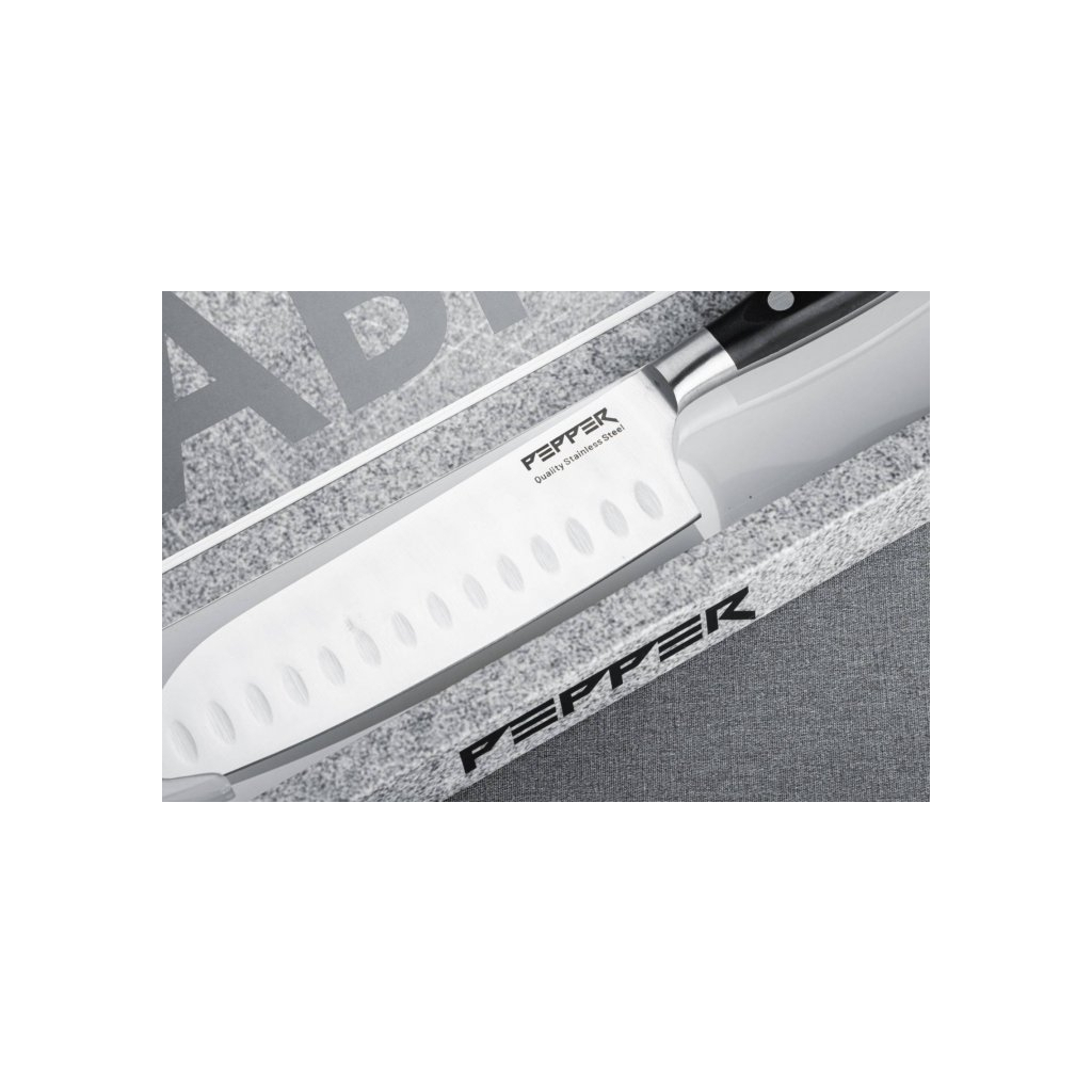 Кухонний ніж Pepper Labris Сантоку 17,5 см PR-4004-6 (111206) - зображення 2