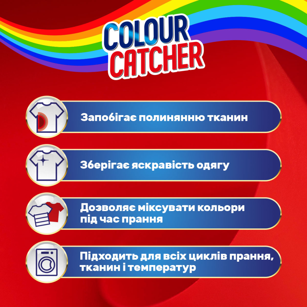 Серветки для прання K2r Colour Catcher Кольоропоглинаючі 22 шт. (9000101822427) - зображення 2