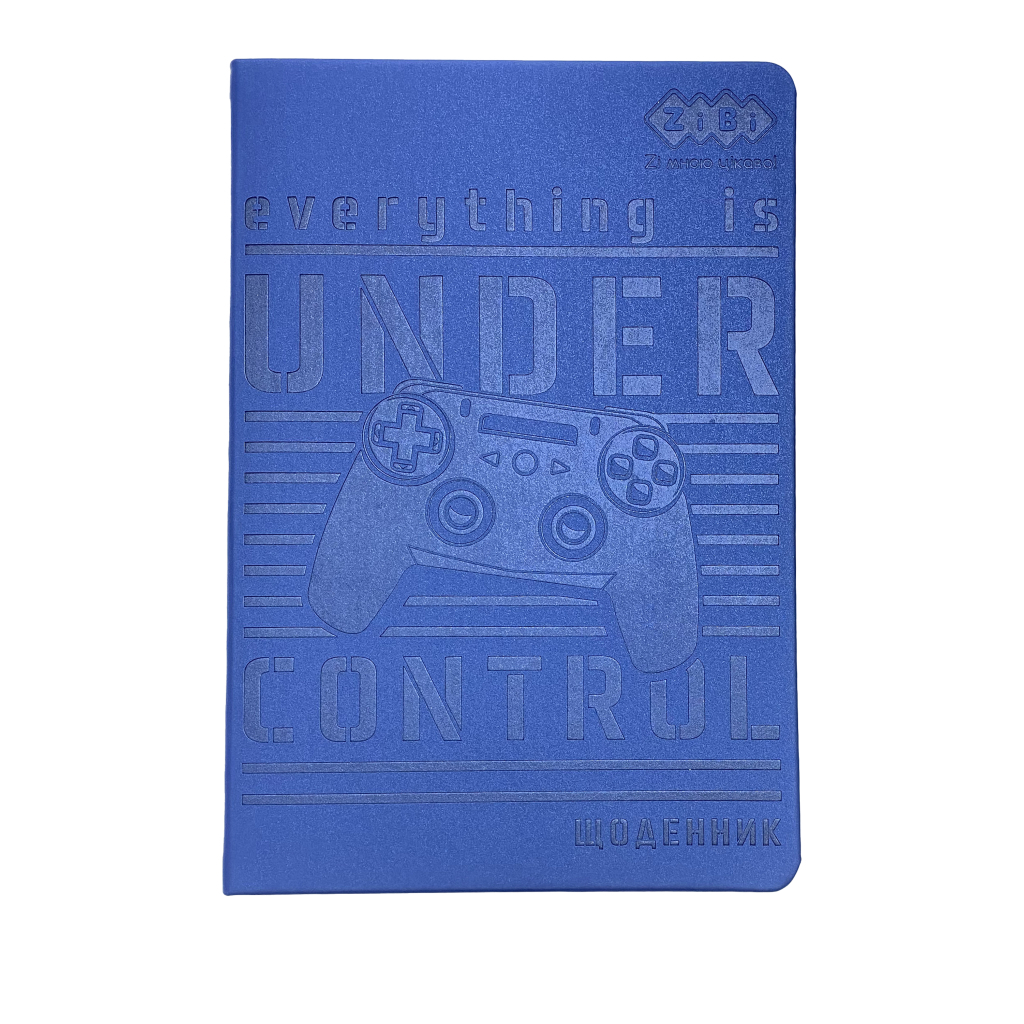 Щоденник шкільний ZiBi Play В5 Тверда обкладинка зі штучної шкіри з поролоном 48 аркушів (ZB.13228-02) - изображение 1