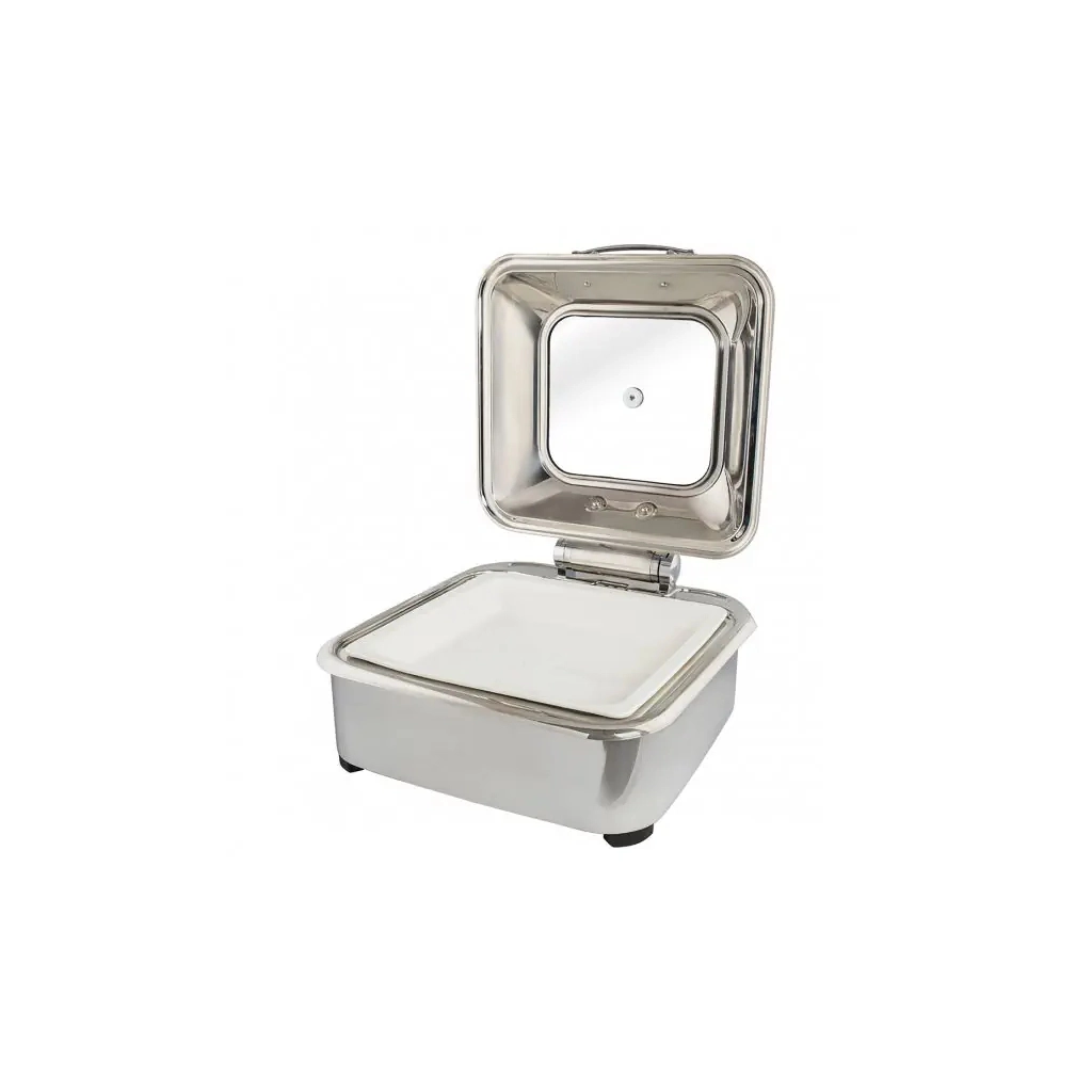 Мармит FoREST чафіндіш GN 2/3 з гідравлічною кришкою 425 x 425 x 310 мм (190230) - зображення 3