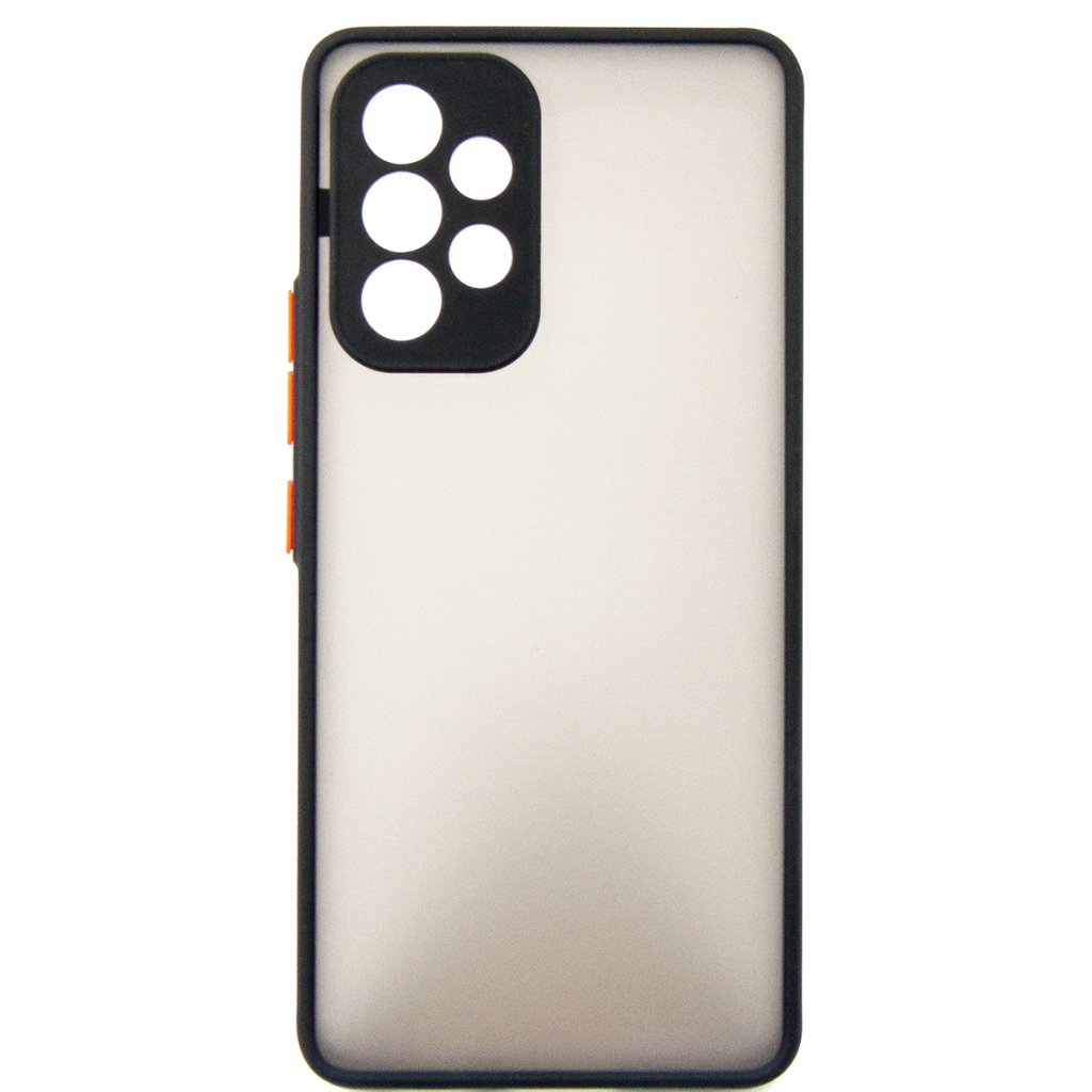 Чохол до мобільного телефона Dengos Matte Samsung Galaxy A53 (black) (DG-TPU-MATT-100) - зображення 1