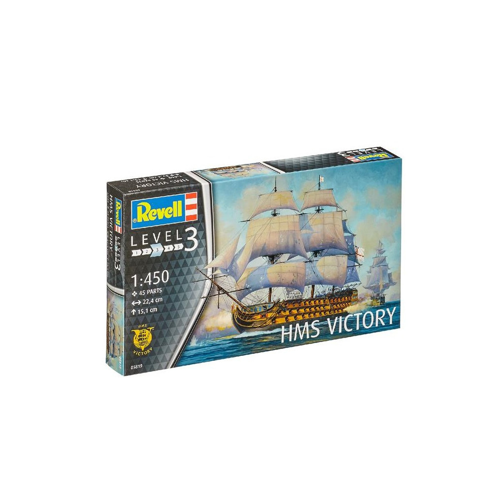 Збірна модель Revell Корабель HMS Victory рівень 3 масштаб 1450 (RVL-05819) - зображення 1