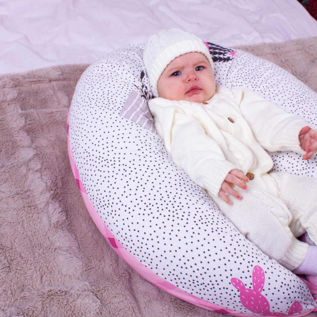 Подушка MirSon для вагітних та годування №8309 Print Line 17-0498 Magnificent Бязь 30х170х20 см (2200006200345) - зображення 10