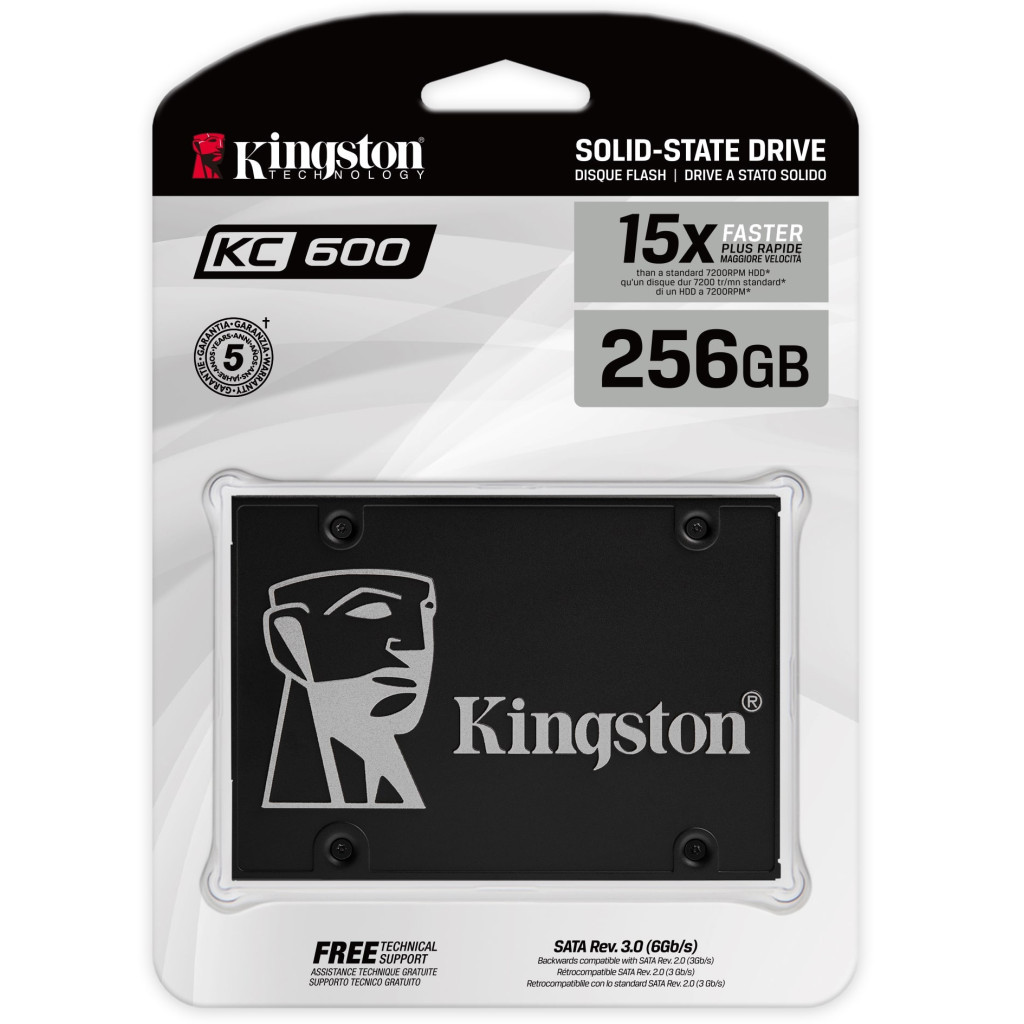 Накопичувач SSD 2.5" 256GB Kingston (SKC600B/256G) - зображення 3