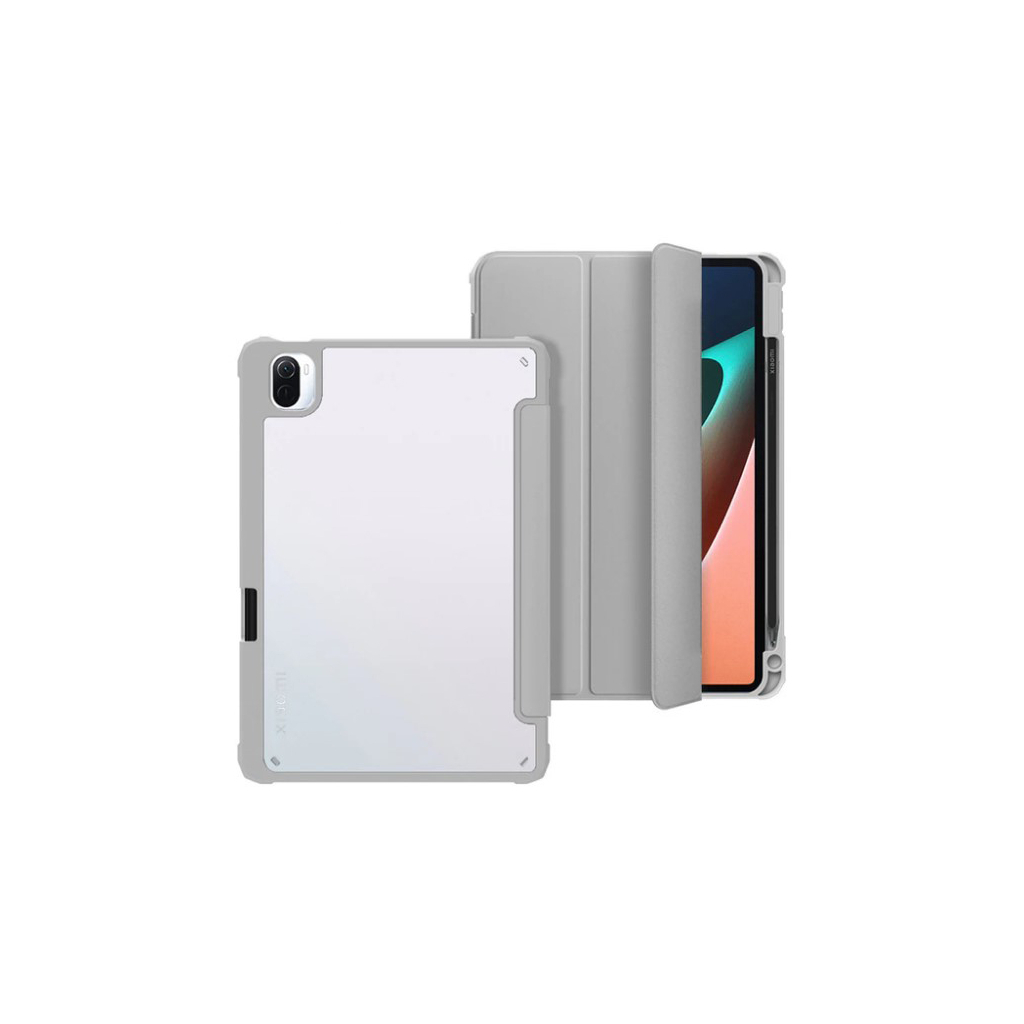 Чохол до планшета BeCover Soft Edge mount з кріпленням для стілусу Xiaomi Mi Pad 5 / 5 Pro Gray (709234) - зображення 3