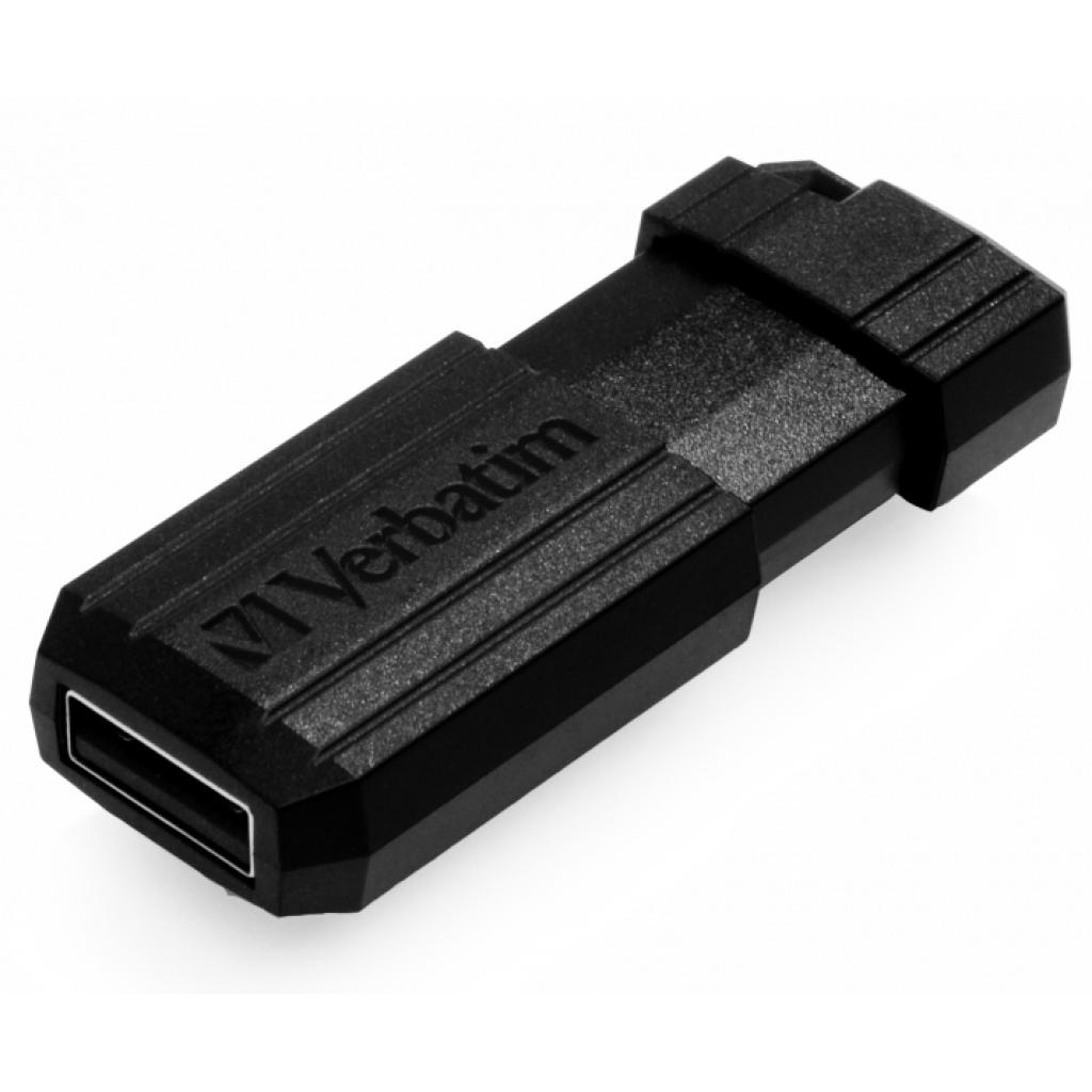 USB флеш накопичувач Verbatim 64GB Store 'n' Go Pin Pin Stripe Black USB 2.0 (049065) - зображення 2