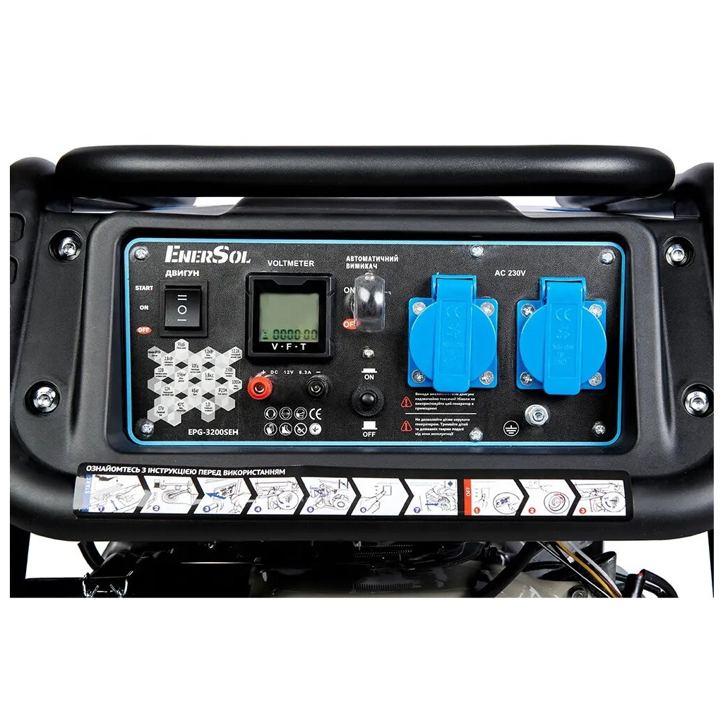 Генератор Enersol 3.2kW, двиг. Honda GP-200 (EPG-3200SEH) - зображення 8