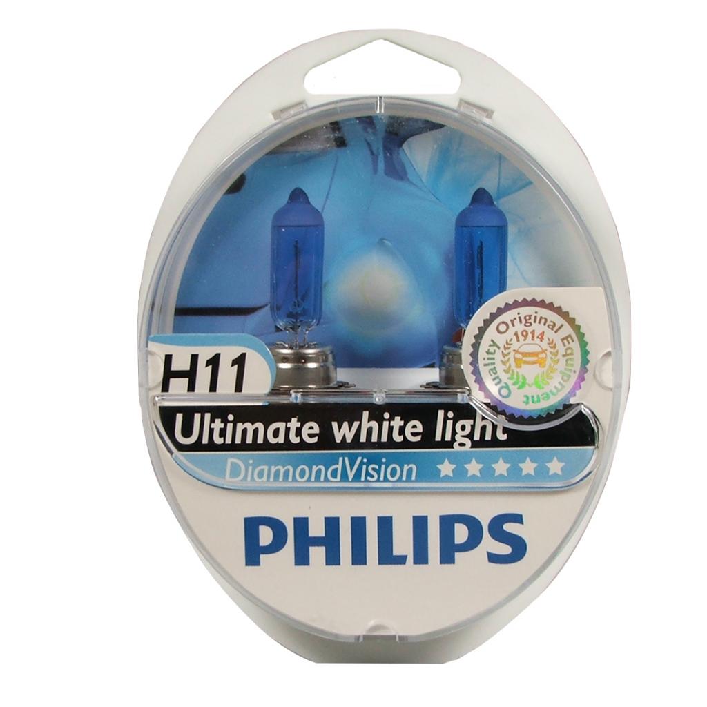 Автолампа Philips H11 Diamond Vision, 5000K, 2шт (12362DVS2) - зображення 1