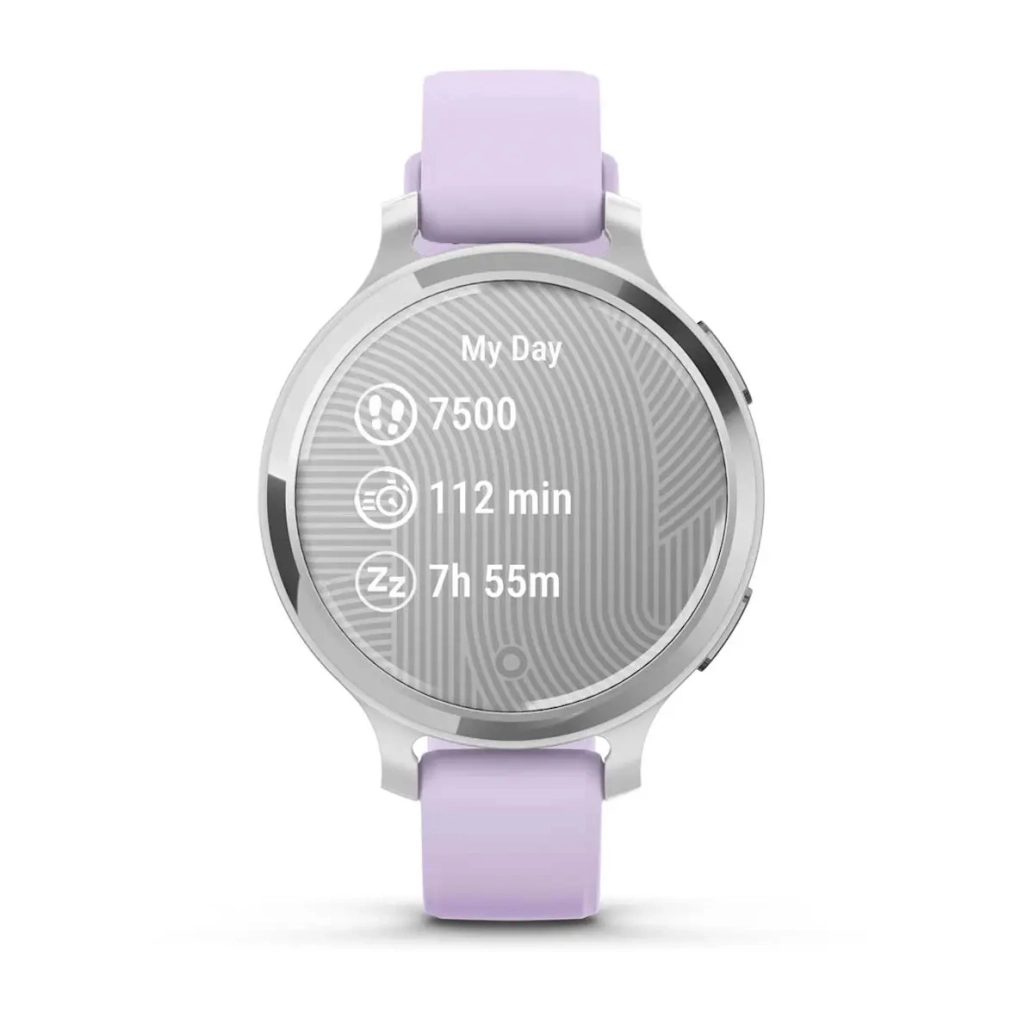Смарт-годинник Garmin Lily 2 Active, Silver/Jasmine Purple, Silicone, (010-02891-01) - зображення 9