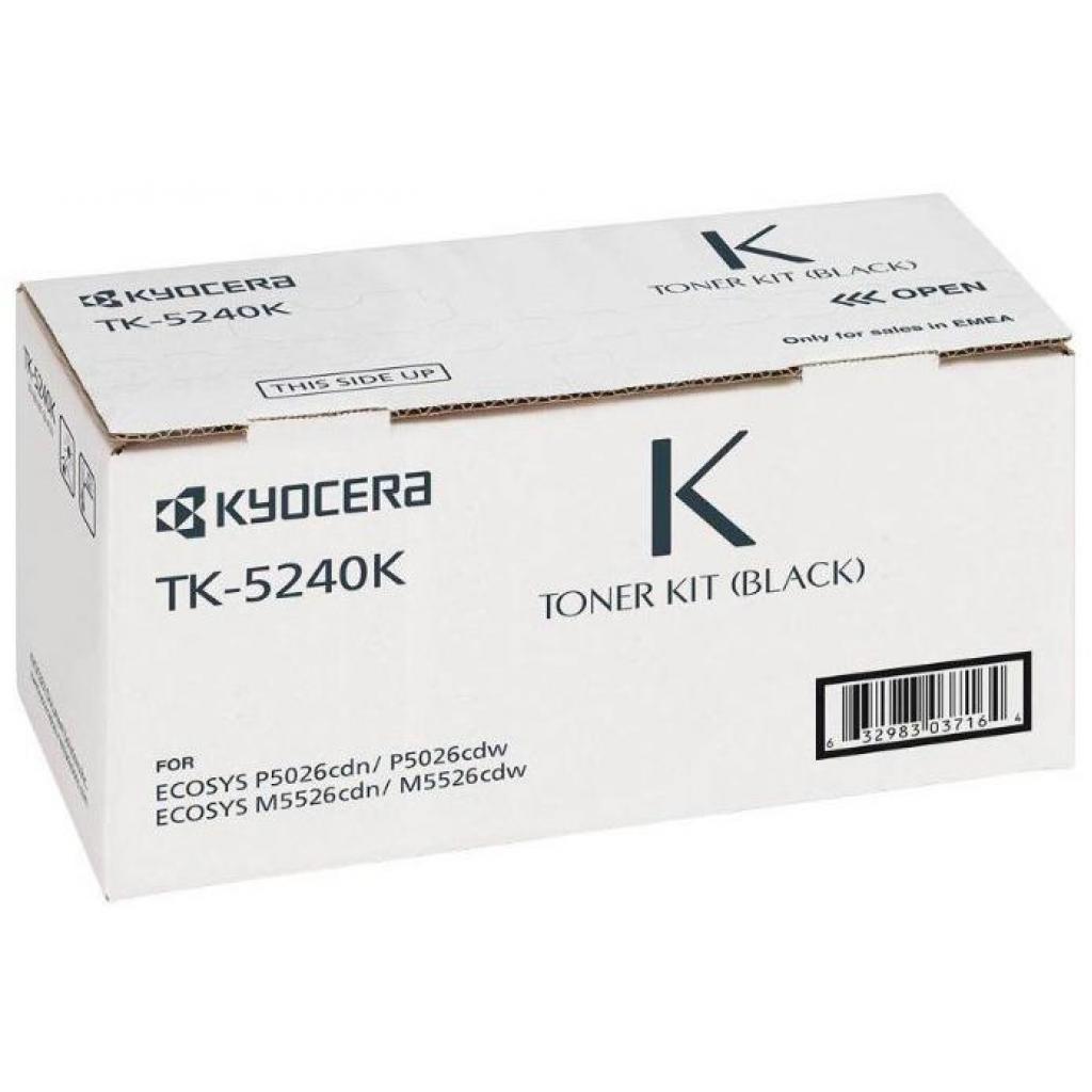 Тонер-картридж Kyocera TK-5240K Black 4K (1T02R70NL0) - зображення 2