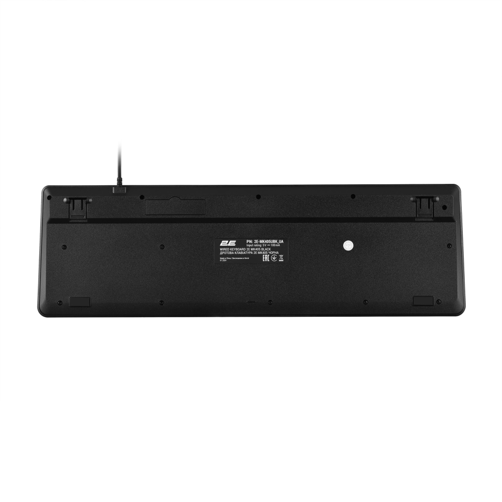 Комплект 2E MK405 USB UA Black (2E-MK405UBK_UA) - зображення 3